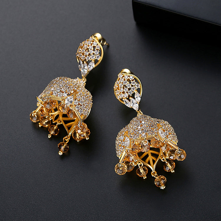 Vintage Studded Jhumka